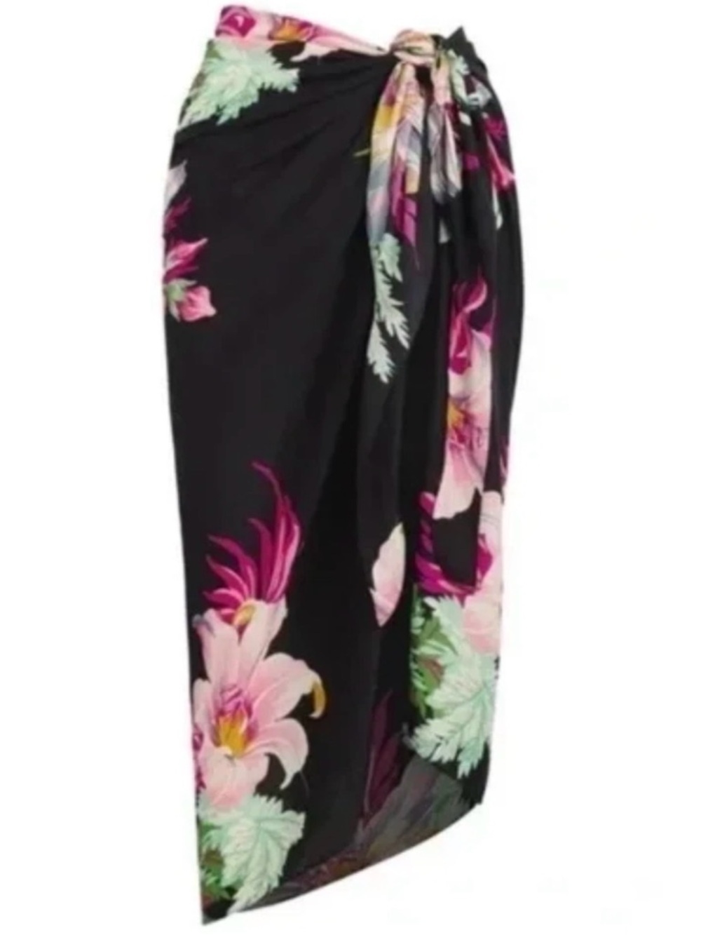 NEW Walter Baker Corsica Sarong Magnolia Floral Print OS